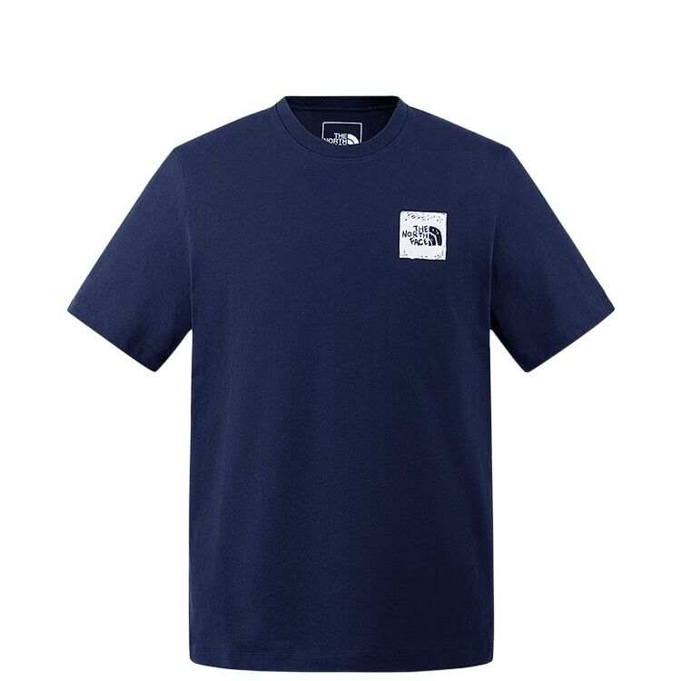 THE NORTH FACE T Shirts Unisex D1R/Blue Crew Neck Moderate