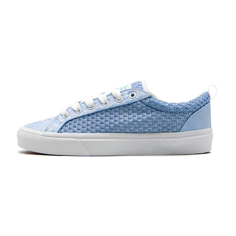 YIGUANG Slip Resistant, Lightweight, And Breathable Low top Skateboard Shoes Unisex Blue