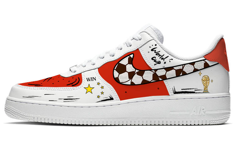 Nike Nike Air Force 1 Fashion Trend Slip Resistant, Abrasion Resistant, Lightweight Low top Skateboard Shoes Women's