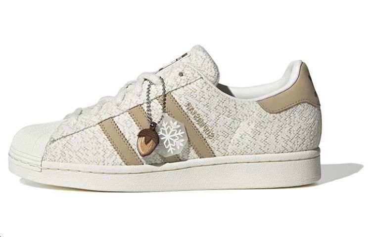 adidas originals Superstar White Khaki Women's