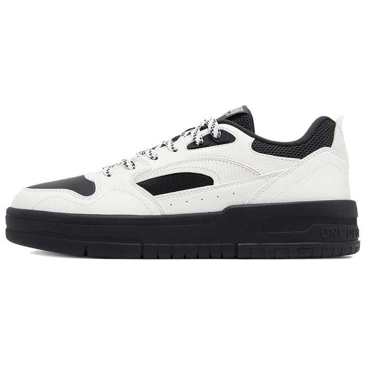 361° Slip Resistant Waterproof Cushioning Low top Skateboard Shoes Women's Feather White Black Charcoal Gray