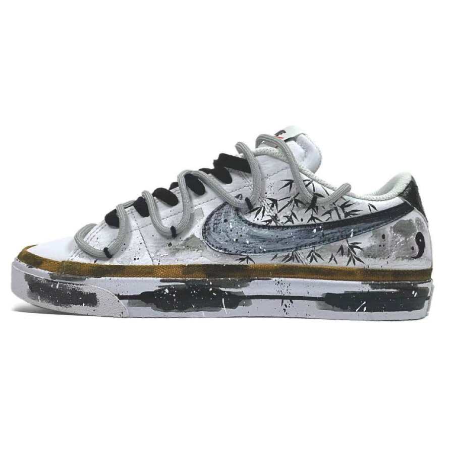 Nike Nike Court Legacy Classic And Versatile Low top Skateboard Shoes Men's White