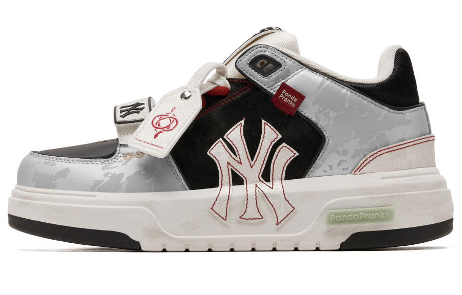 MLB Chunky Liner Slip Resistant Abrasion Resistant Slip Resistant Abrasion Resistant Mid top Skateboard Shoes Unisex