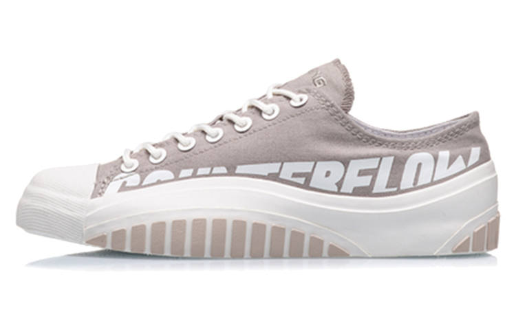 Li-Ning Li Ning CF Skateboard Shoes Women's Low Top Elephant Gray