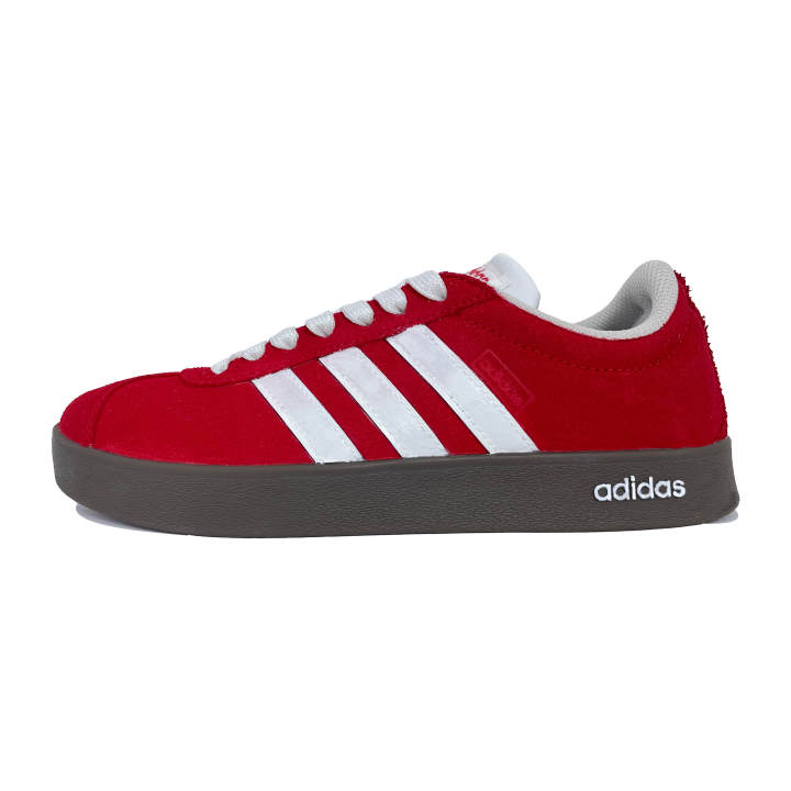 Adidas Adidas Flame White Light Non slip Lightweight Low top Skateboard Shoes Unisex Red White