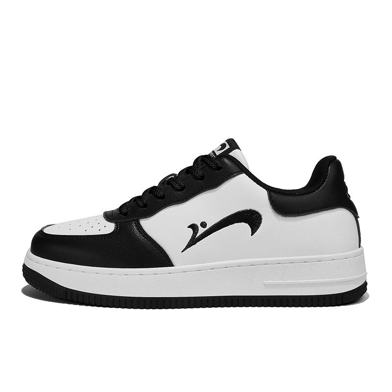 K-bird K bird Abrasion Resistant, Lightweight, And Breathable Low top Skateboard Shoes Women's Black White