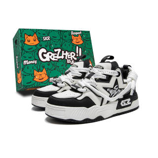GREZHER Wear resistant, Lightweight, Breathable, And Non slip. Low top Skateboard Shoes Men's