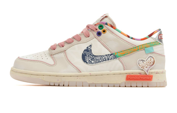 Nike Nike Dunk Low top Skateboard Shoes Women's Brown Pink