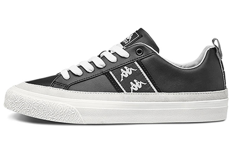 Kappa Skateboard Shoes Unisex Low Top Black/White