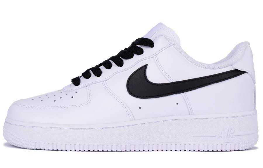 Nike Nike Air Force 1 Black Island BLL Low top Skateboard Shoes Women's White