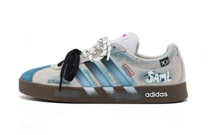 Adidas Adidas VL COURT 2.0 Denim Limited SAML Low top Skateboard Shoes Unisex
