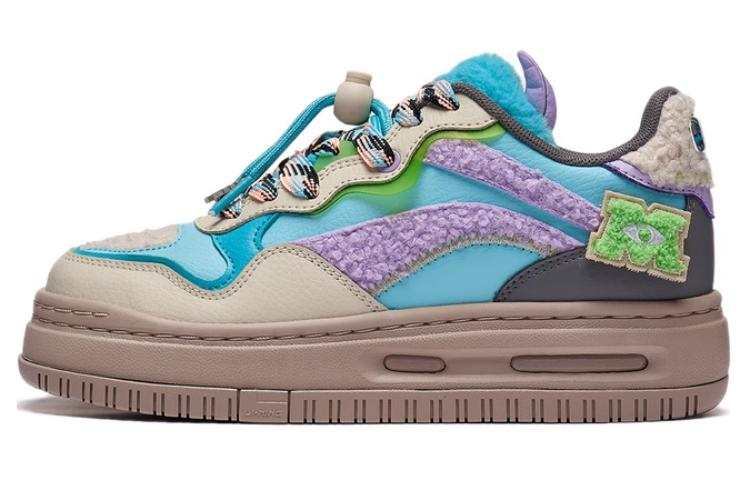 Li-Ning Li Ning x Disney Future C1 Slip Resistant Low top Skateboard Shoes Women's Cyan