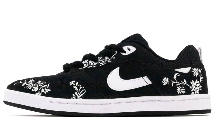 Nike Nike SB Alleyoop Slip Resistant Abrasion Resistant Low top Skateboard Shoes Unisex Black White