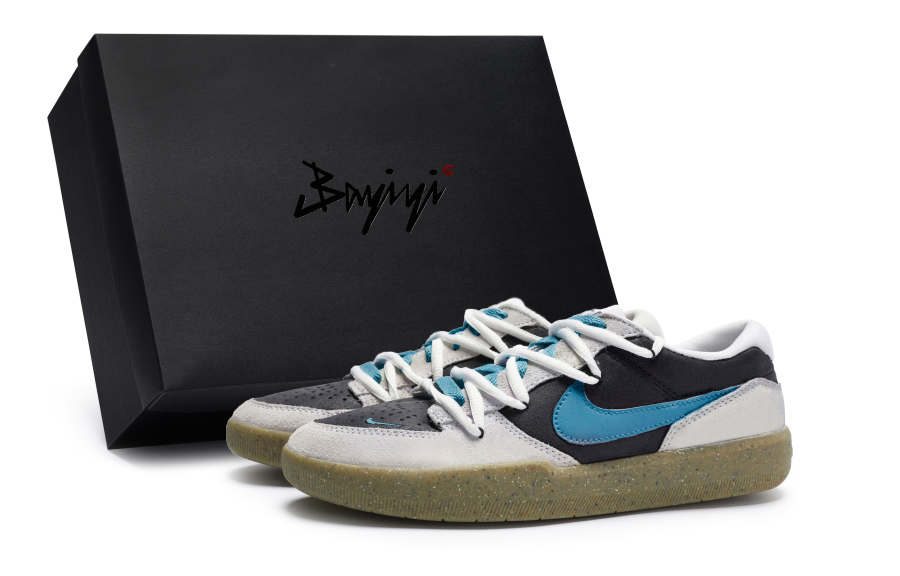 Nike Nike SB Force 58 811 Manufacturing, Water Wood Mingse Lake Blue, Special Shoe Box Slip Resistant Abrasion Resistant