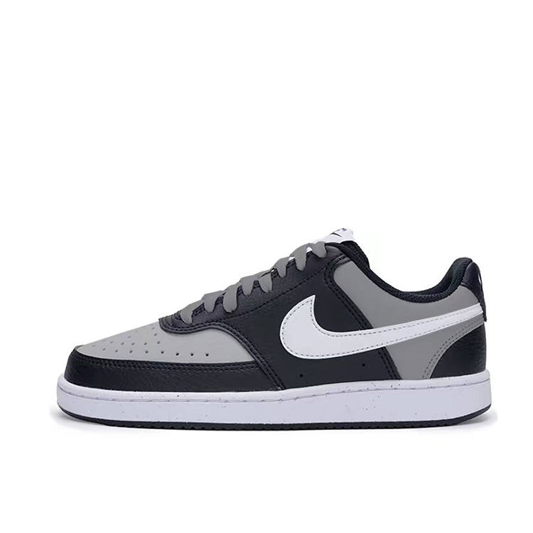 Nike Nike Court Vision Slip Resistant Abrasion Resistant Low top Skateboard Shoes Unisex Black White Gray