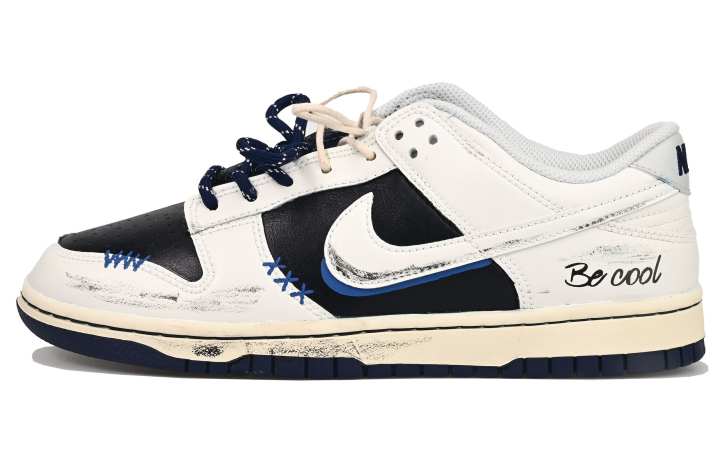 Nike Nike Dunk Dusty Realm Wanderer Vlad Abrasion Resistant Low top Skateboard Shoes Men's Black White