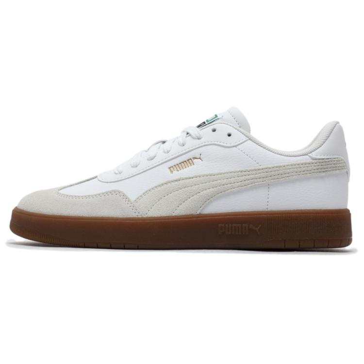 PUMA Abrasion Resistant Low top German Army Trainers Unisex Gray White