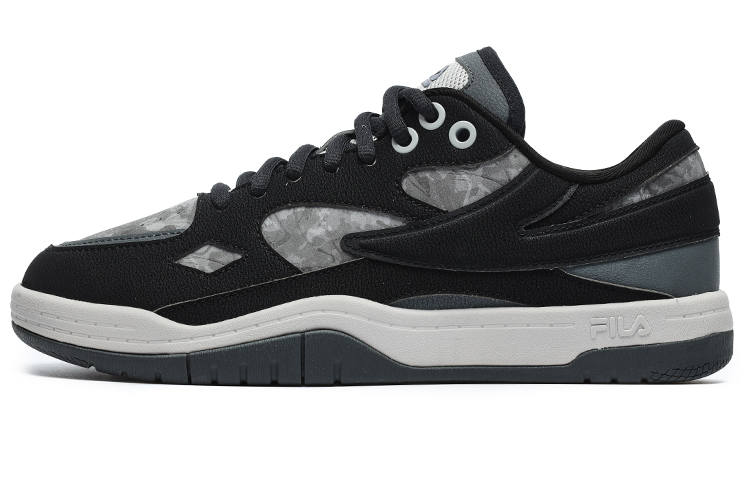 FILA FUSION White Mountaineering x FILA FUSION T88 Synthetic Leather Low top Skate Shoes Men's Contour Gray