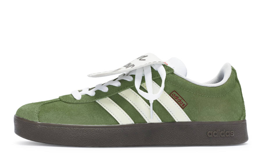 Adidas Neo Vl Court 811 Manufacturing, Matcha Truffle Low top Skateboard Shoes Unisex Matcha Green Yellow
