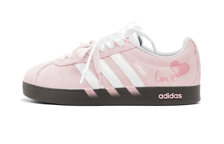 Adidas Adidas VL COURT 2.0 Low top Skateboard Shoes Unisex Pink White