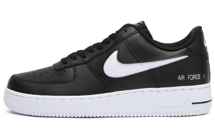 Nike Nike Air Force 1 '07 LV8 'Cut Out Swoosh Black White'