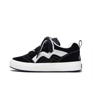 MQMS M Collection Black Knight Puffy Shoes Height Increasing Abrasion Resistant Slip Resistant