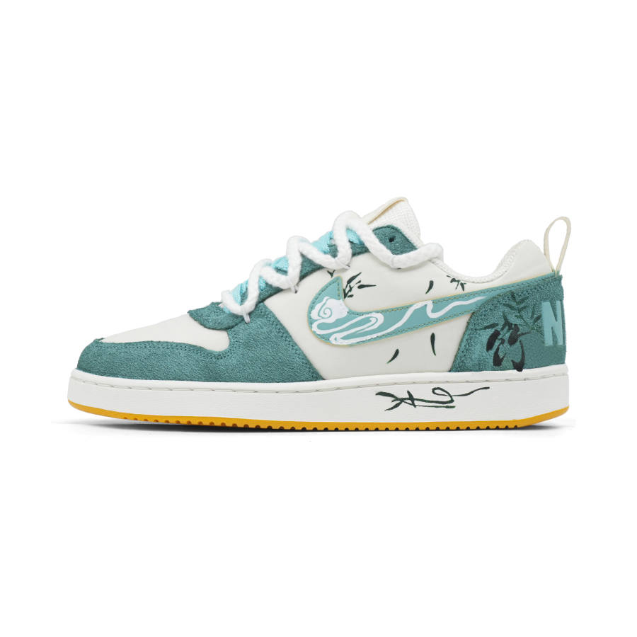 Nike Nike Court Borough Canvas Abrasion Resistant Abrasion Resistant Low top Skateboard Shoes Men's Blue