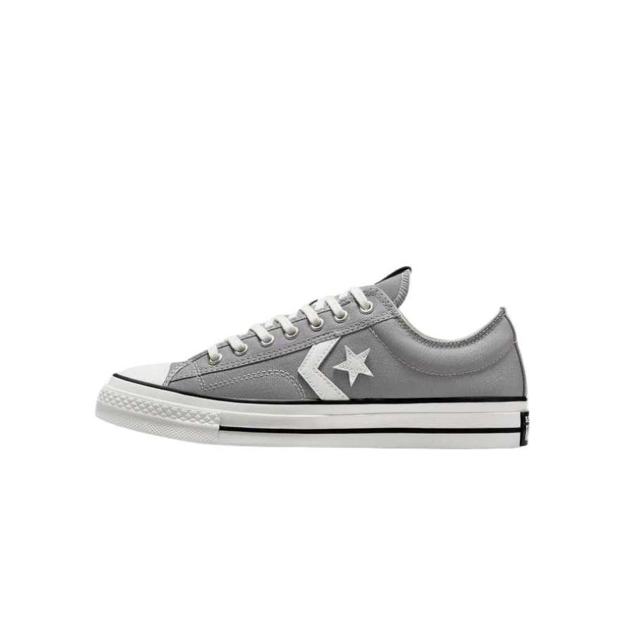 Converse Star Player 76 Abrasion Resistant Low top Skateboard Shoes Unisex Gray