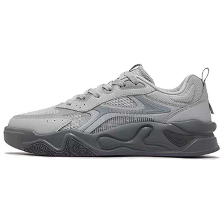 361° Slip Resistant, Abrasion Resistant, Breathable Low top Skateboard Shoes Men's Gray