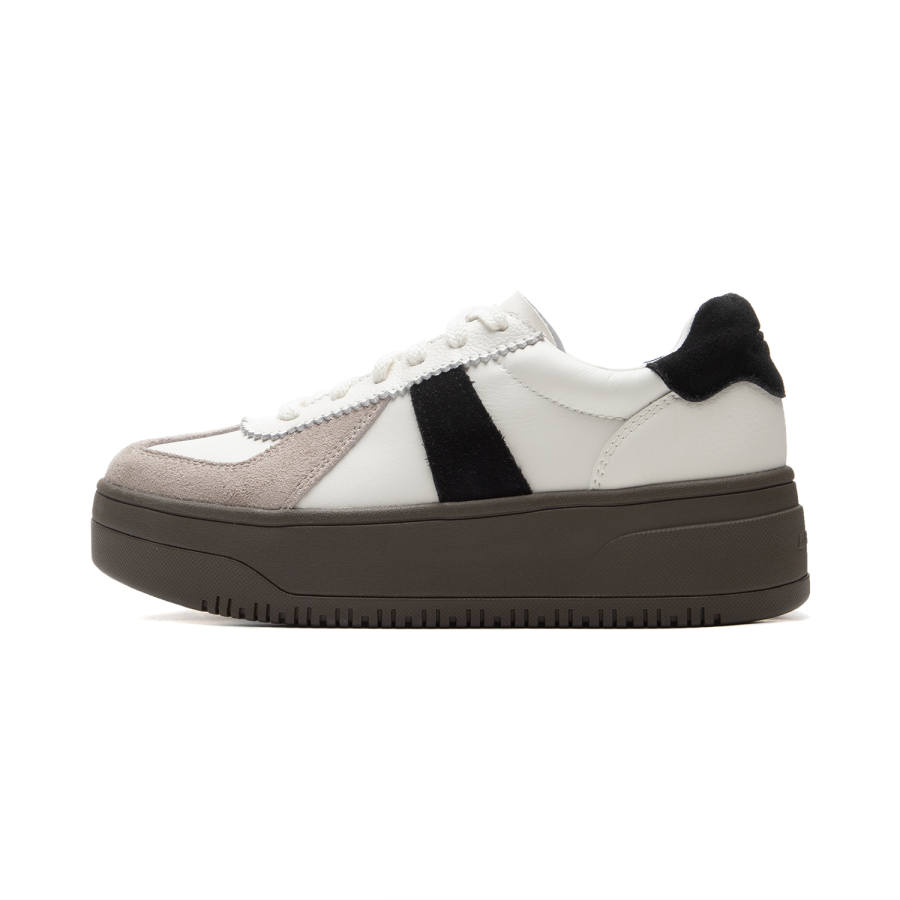 Li-Ning Li Ning Cheese 2.0 German Army Trainers Slip Resistant, Abrasion Resistant, Breathable Low top Skateboard Shoes Women's