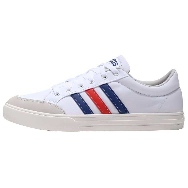 Adidas Adidas Abrasion Resistant Abrasion Resistant Low top Skateboard Shoes Men's White Blue Red