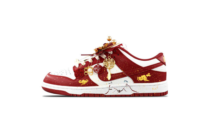 Nike Nike Dunk Chinese Fashion Trend Joyful Rhythm, Wedding Shoes Slip Resistant, Abrasion Resistant, Lightweight Low top