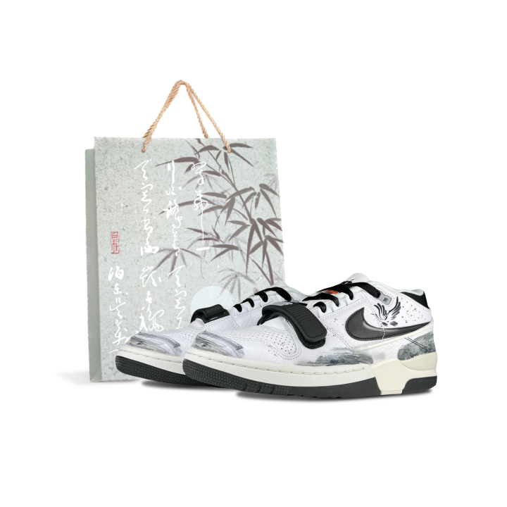 Nike Nike Air Alpha Force 88 Skateboard Shoes Men's Low Top Black White