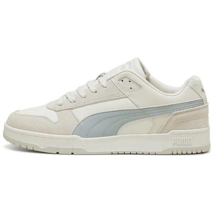 PUMA RBD Game Abrasion Resistant Low top Skateboard Shoes Unisex Ecru