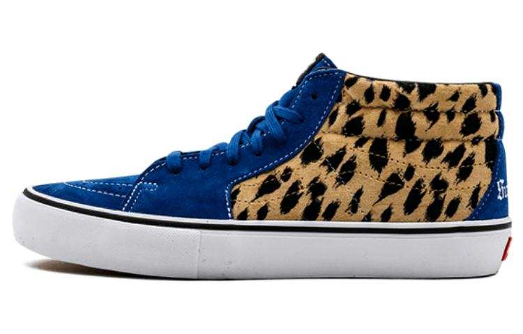 Vans Sk8 Supreme x Sk8 Vans-Mid Pro 'Cheetah Velvet'