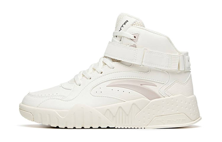 Anta Cushioning Thermal High top Skateboard Shoes Women's White