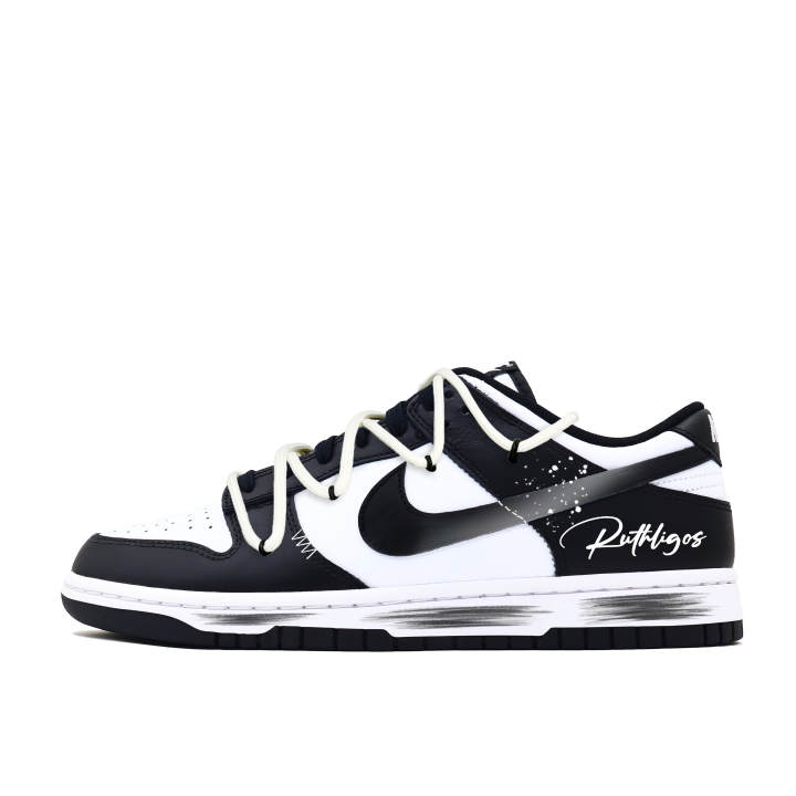 Nike Nike Dunk Wild Dreams Collection, Dark Shadow Abrasion Resistant Low top Skateboard Shoes Men's