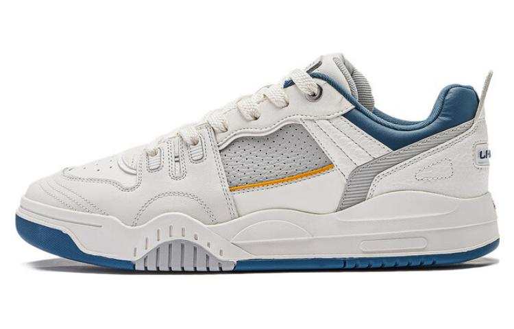 Li-Ning Li Ning Jiangyue Wear resistant And Lightweight Low top Skateboard Shoes Men's White Gray