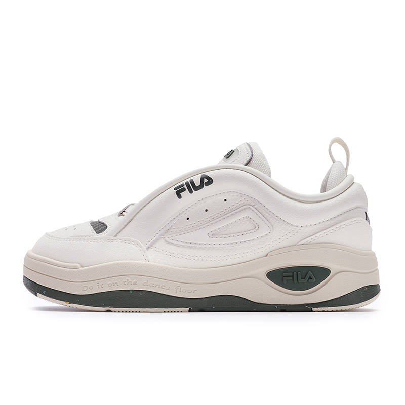 FILA MIX 2 Fashion Trend Slip Resistant Cushioning Abrasion Resistant Low top Skateboard Shoes Women's Early Snow