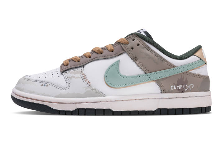 Nike Nike Dunk Slip Resistant Abrasion Resistant Low top Skateboard Shoes Unisex Gray