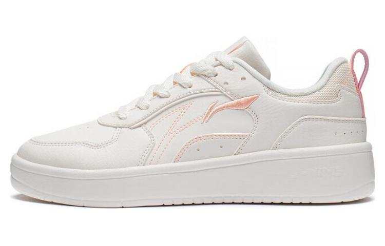 Li-Ning Li Ning Wheat Age Slip Resistant, Abrasion Resistant, Breathable, Height Increasing Low top Skateboard Shoes Women's