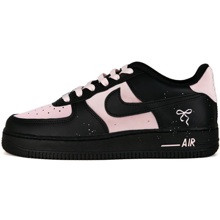 Nike Nike Air Force 1 Skateboard Shoes Unisex Low Top Black/Pink