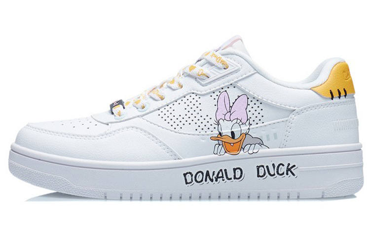 Li-Ning Li Ning Classic Skateboarding X Disney 'White Yellow Daisy' Women's