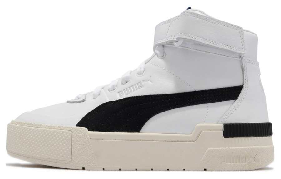 PUMA Cali Sport Top Contact 'White Marshmallow' Women's