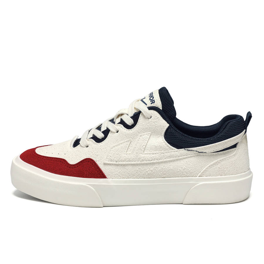 Warrior Puffy Shoes Abrasion Resistant Lightweight Wear resistant And Lightweight Low top Skateboard Shoes Unisex