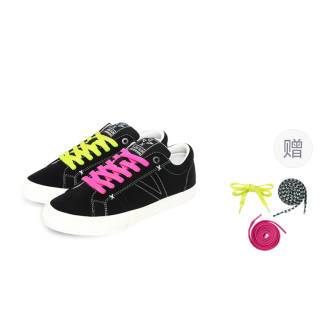 X-JIMSUN X JIMSUN Coverage Impact Resistance Balance Low top Skateboard Shoes Unisex Black