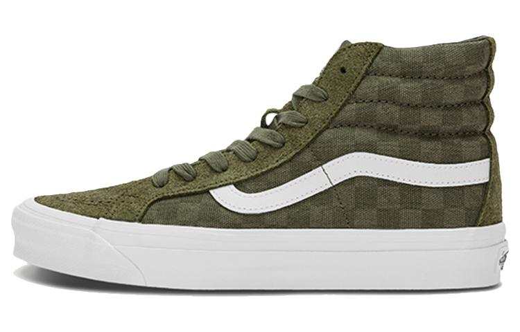 Vans Sk8 Og Vans-Hi Lx 'Checkerboard - Grape Leaf'