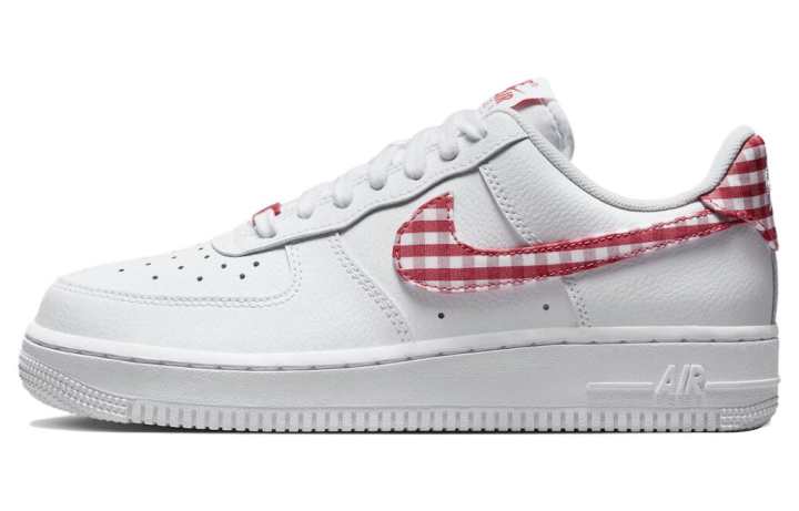 Nike Nike Air Force 1 Low '07 Essential White Mystic Red Gingham Women's
