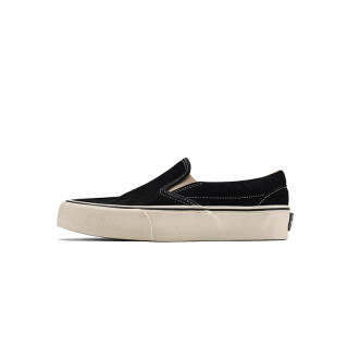 FANGSANHUO Coverage Cushioning Low top Skateboard Shoes Unisex Black