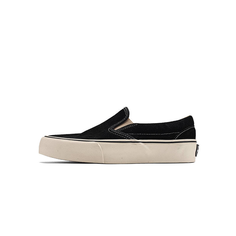 FANGSANHUO Coverage Cushioning Low top Skateboard Shoes Unisex Black